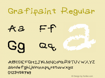 Grafipaint Regular Version 2图片样张