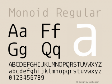 Monoid Regular Version 0.52图片样张