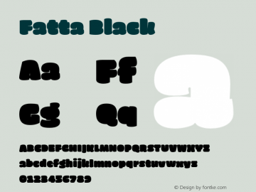 Fatta Black 1.000;com.myfonts.easy.los-andes.fatta.regular.wfkit2.version.3CUq图片样张