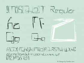 !MISQOT Regular Version 1.000 2006 initial release Font Sample