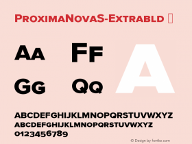ProximaNovaS-Extrabld ☞ Version 2.015;com.myfonts.marksimonson.proxima-nova.s-extrabld.wfkit2.gP5B图片样张