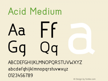 Acid Medium Version 001.001图片样张