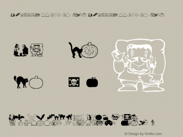 AEZ halloween dingbats AEZ halloween dingbats 1; September 2002.图片样张