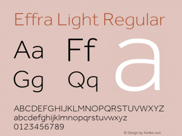 Effra Light Regular Version 2.000图片样张