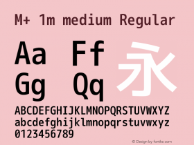 M+ 1m medium Regular Version 1.062图片样张