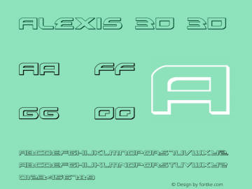 Alexis 3D 3D 001.000图片样张