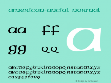 American-Uncial Normal 1.000图片样张