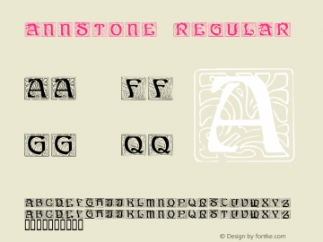 AnnStone Regular 1.10图片样张