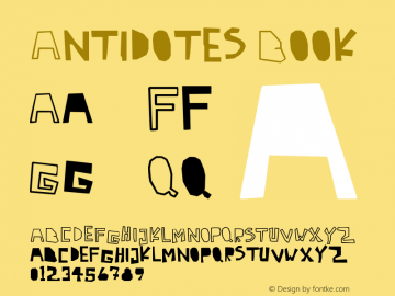Antidotes Book Version 1.00 August 9, 2008, Font Sample