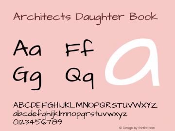 Architects Daughter Book Version 1.002 2010图片样张