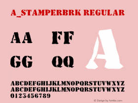 a_StamperBrk Regular 01.03图片样张