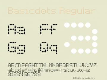 Basicdots Regular Version 1.00图片样张