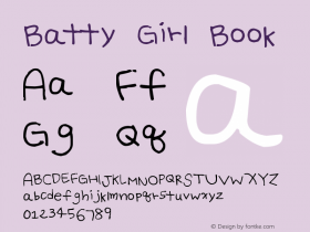 Batty Girl Book Version 1.00 February 20, 20图片样张