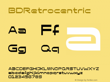 BDRetrocentric ☞ Version 1.004;com.myfonts.typedifferent.bd-retrocentric.regular.wfkit2.3itG图片样张