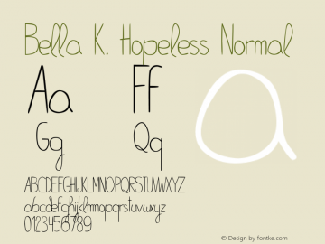 Bella K. Hopeless Normal Version 1.000图片样张