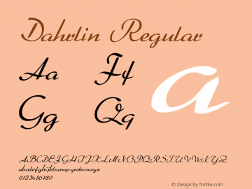Dahrlin Font Family Dahrlin Uncategorized Typeface Fontke