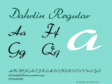 Dahrlin Font Family Dahrlin Uncategorized Typeface Fontke