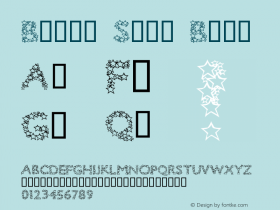 Bingo Star Book Version Macromedia Fontograp图片样张