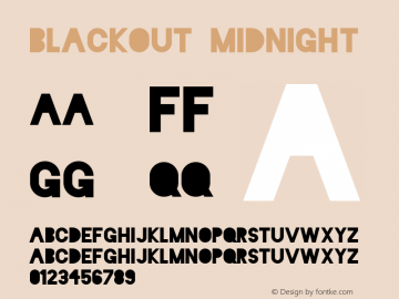 Blackout Midnight Version 0.001 2008图片样张