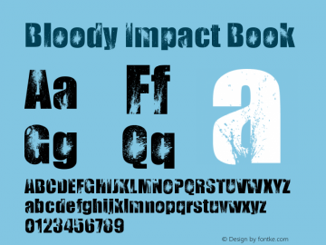 Bloody Impact Book Version 1.000图片样张