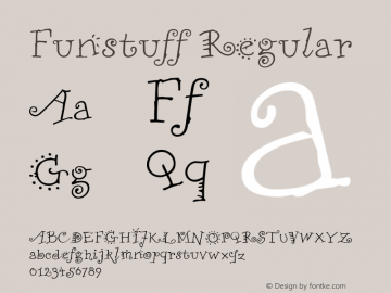 Funstuff Regular From the WSI-Fonts Professional Collection图片样张