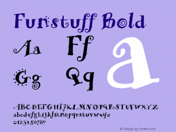 Funstuff Bold Print Artist: Sierra On-Line, Inc.图片样张