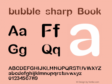 bubble sharp Book Version 1.00 December 28, 20 Font Sample