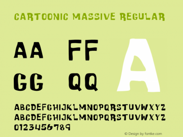 Cartoonic Massive Regular 1图片样张