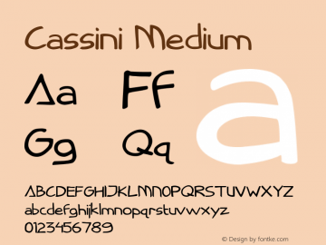 Cassini Medium Version 2图片样张