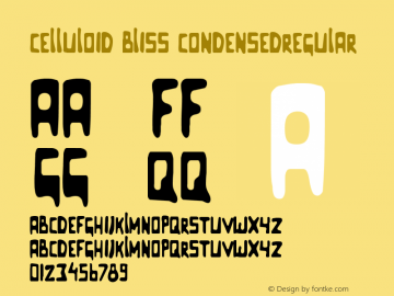 Celluloid Bliss CondensedRegular Version 1.001图片样张