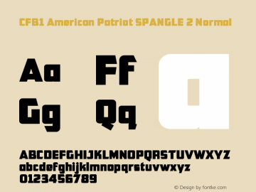 CFB1 American Patriot SPANGLE 2 Normal Version 1.0图片样张