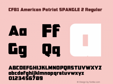 CFB1 American Patriot SPANGLE 2 Regular Version 001.001图片样张