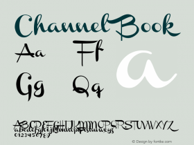 Channel Book Version 001.000 Font Sample