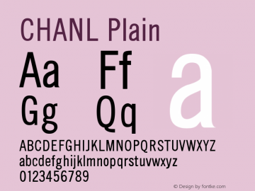 CHANL Plain 0.0图片样张