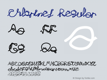 Chlorinej Regular Version 1.0 Font Sample