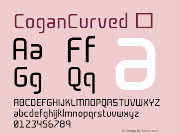 CoganCurved ☞ Version 1.000;com.myfonts.easy.leandro-ribeiro-machado.cogan-curved.regular.wfkit2.version.4kDc Font Sample