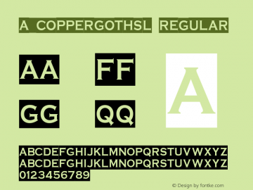 a_CopperGothSl Regular 01.03图片样张