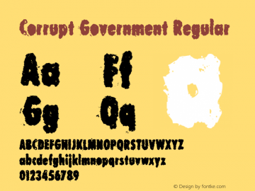 Corrupt Government Regular 2003; 1.0, a corrupt release图片样张