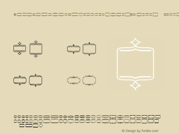 ChurchintheWildwoodExtras-Frames Regular Version 1.000;PS 002.000;hotconv 1.0.70;makeotf.lib2.5.58329图片样张