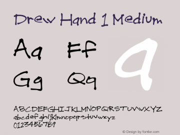 Drew Hand 1 Medium Version 001.000图片样张