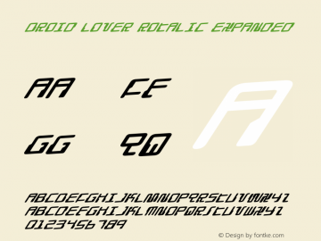 Droid Lover Rotalic Expanded 001.000图片样张