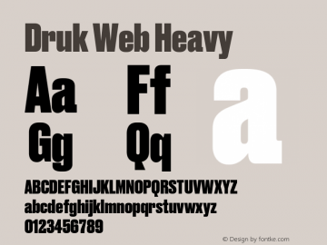 Druk Web Heavy Version 1.1 2014图片样张