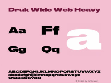 Druk Wide Web Heavy Version 1.1 2014图片样张