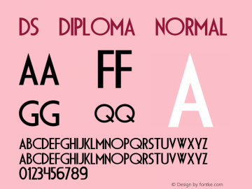 DS Diploma Normal 001.001图片样张