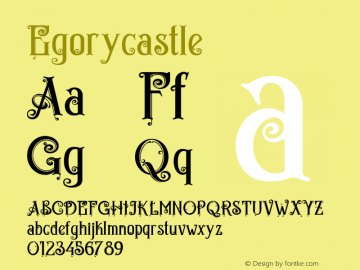 Egorycastle ☞ 001.000;com.myfonts.easy.seventh-imperium.egorycastle.regular.wfkit2.version.4odu Font Sample