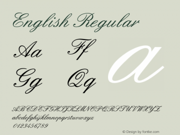 English Regular Converted from D:\FONTTEMP\TT0840M_.TF1 by ALLTYPE Font Sample