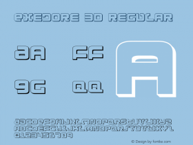Exedore 3D Regular 001.000图片样张