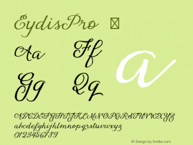 EydisPro ☞ Version 1.000;com.myfonts.eurotypo.eydis.pro.wfkit2.42Dv Font Sample