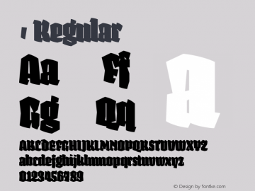 - Regular Version 2.500 (license nr. xxxx - Underware)图片样张