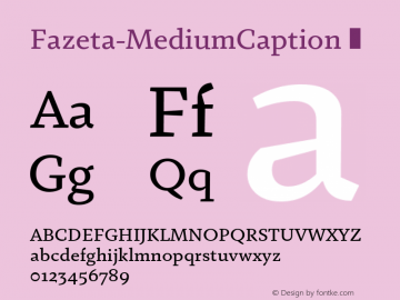 Fazeta-MediumCaption ☞ 001.000;com.myfonts.easy.adtypo.fazeta.caption-medium.wfkit2.version.4kYj图片样张